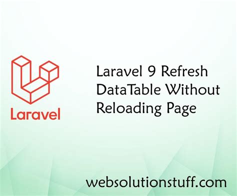 We will use the AJAX method to get the <b>data</b> <b>without</b> <b>refreshing</b> the <b>page</b>. . Refresh datatable without refreshing page jquery